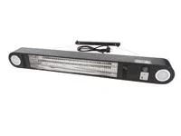 "Patio heater wall or ceiling mounting 1500 W with LED lighting image"