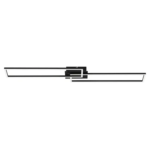 "LED wall and ceiling light, 110 cm, CCT, 4400 lumens, 40 watts, black image"