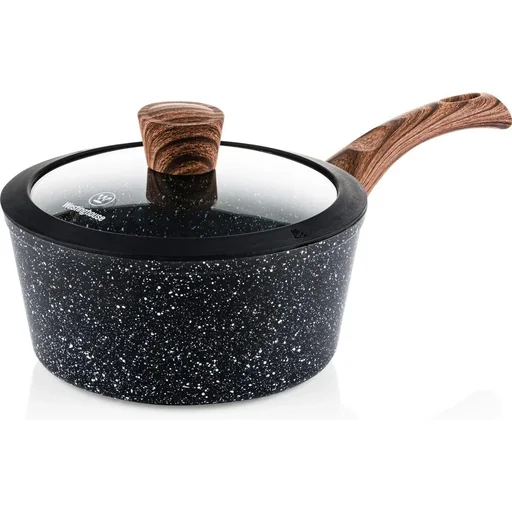 "Induction cooking pot - Ø20 cm - Black marble wood - Special edition image"