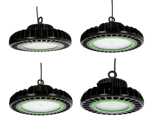 "LED high bay spotlight 200 W with D-mark image"