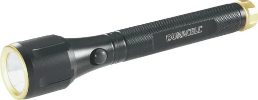 "Aluminum flashlight SLD-1, 3 watts, shockproof, splashproof, including 2 AA batteries image"