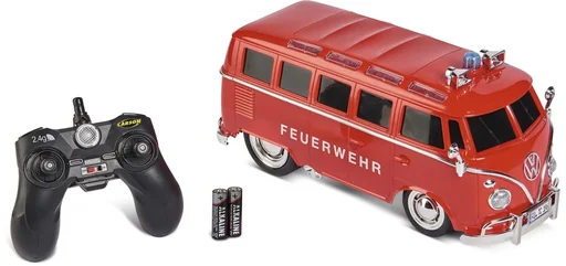 "1:14 VW T1 Samba Bus Fire Department 100% RTR image"