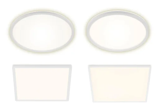 "Ultra-flat LED panel, round, Ø 42 cm, 3000 lumens, 22 watts, white image"