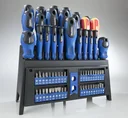 Screwdriver and bit set with holder 65-piece with 2 VDE screwdrivers