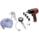 Compressed air accessory set, 10 pieces