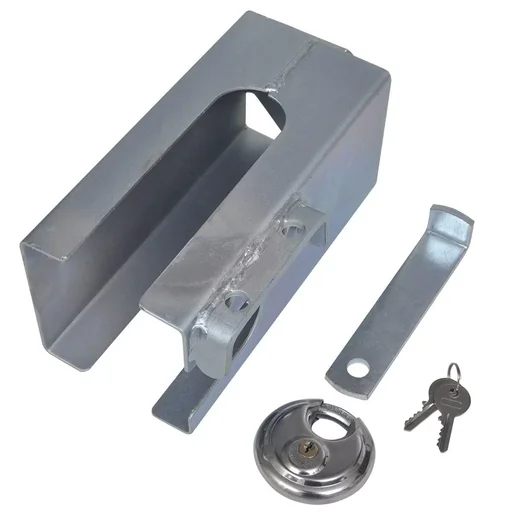 "Anti-theft device for trailers with disc lock image"