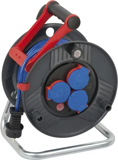 "Cable reel Garant IP44, diameter 240mm, 25m blue Bremaxx cable image"