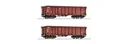 Set of 2 DB-AG rolling roof wagons