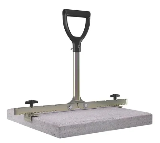 "Plate lifter with extra long handle 30 - 50 cm image"