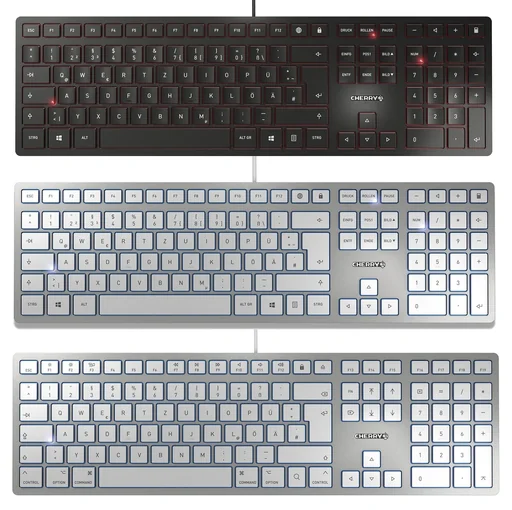 "Wired keyboard KC 6000 SLIM black image"