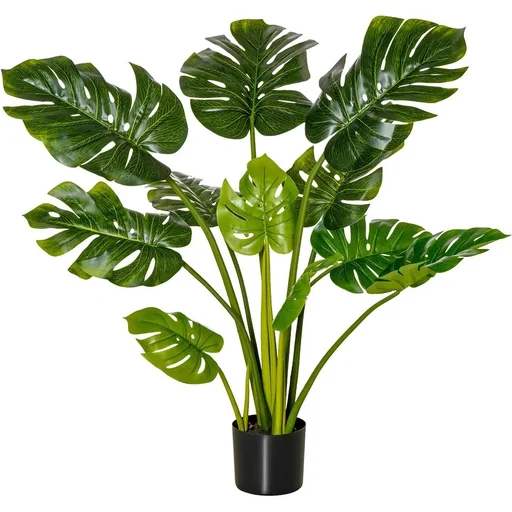 "artificial plants 110 cm artificial Monstera artificial plant houseplant decorative plant office plant plastic pot for dr image"