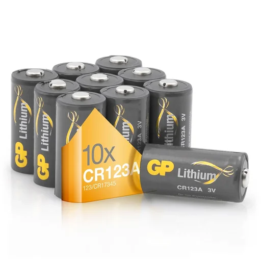 "Lithium Primary Battery CR123A - 10 pieces image"