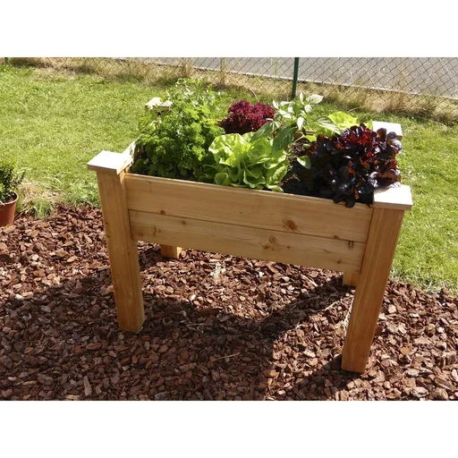 "Raised bed 1000 x 600 x 750 mm larch wood image"