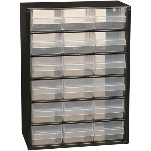 "Raaco DIY steel drawer with 18 drawers image"