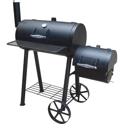 "Charcoal Grill Smoker Edmonton 121x122x55cm Black image"