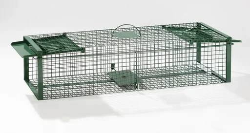 "Professional live trap "1" with sliding lock, approx. 120 x 27 x 27 cm image"