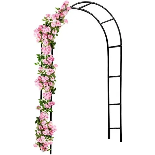 "Rose arch black 240x140x37cm image"
