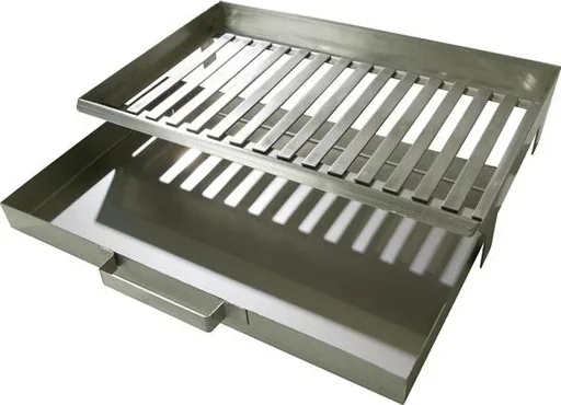 "Fire grate with ash pan for barbecue fireplaces image"