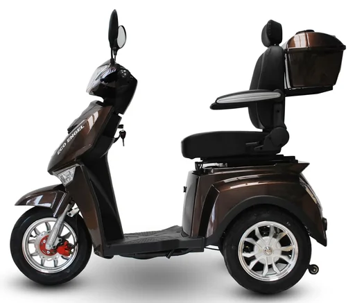 "Electric vehicle brown - 25 km/h - 1000 watts - Senior mobility scooter image"