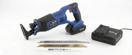 "Reciprocating saw ASSG18 18 V Li-Ion including 2.0 Ah battery and charger image"
