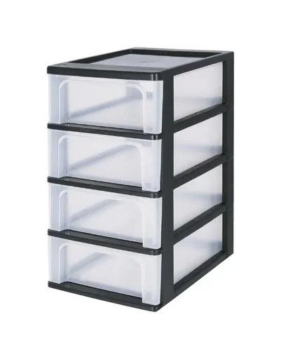 "Drawer container, DIN A4, 4 high drawers image"