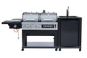 Grill combiné 3 en 1 avec refroidisseur à bière et système de tirage
