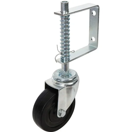 "Fixman spring-loaded fence castor 100 mm, 57 kg image"