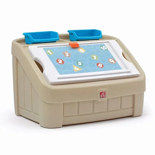 "2-in-1 Toy Box & Art Cover image"
