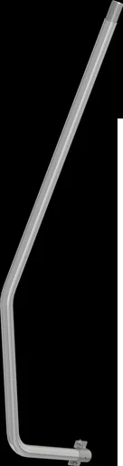 "Handrail for platform ladder 5+6 steps, can be used on both sides image"