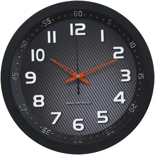 "Funkwanduhr WT 8972 im Carbon-Design image"