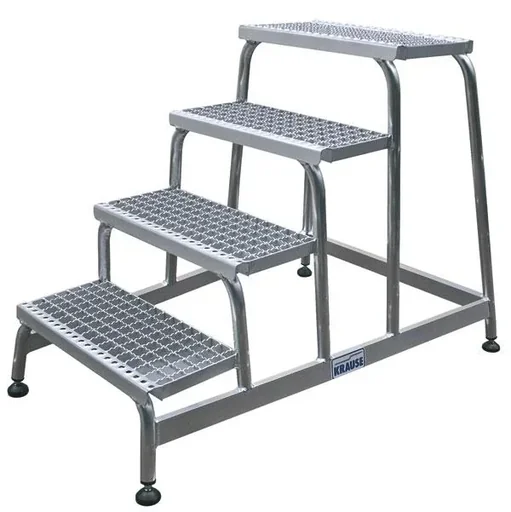 "Aluminum assembly step 1-grating stepladder image"