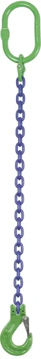 "Sling chain 1GK10-GKH, Ø 8 mm x 1.0 m usable length, load capacity 2.5 t (inclination angle 90°), 1-leg, GK 10 image"