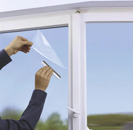 "Window film, climate, 58 x 122 cm, transparent image"