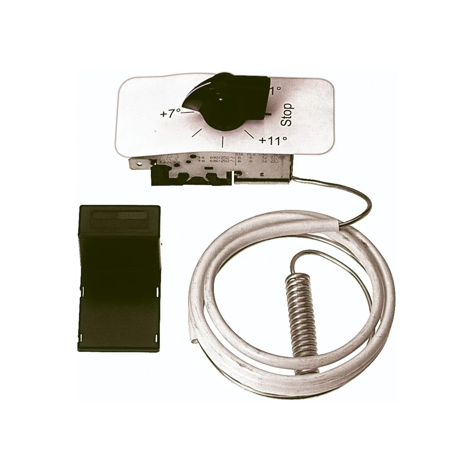 "Thermostat, Régulateur de température avec capteur pour aéroréfrigérant, de +1°C à +11°C image"