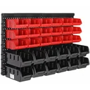 Tool wall with stacking boxes 32 pieces - 2 wall panels 32x38x2 cm