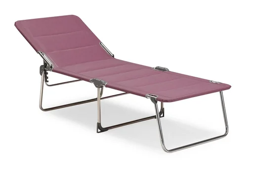 "3-legged lounger "Young Collection" - silver/purple image"