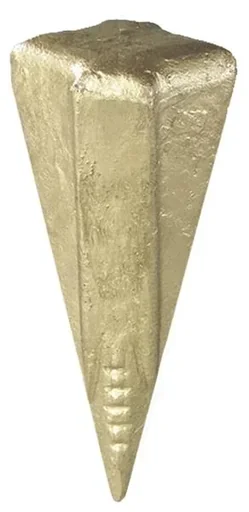 "Wood splitting wedge "Spalting Rocket" - made of hardened steel image"