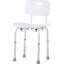 Height-adjustable shower chair