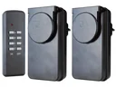 Set of 2 wireless sockets with remote control for outdoor use