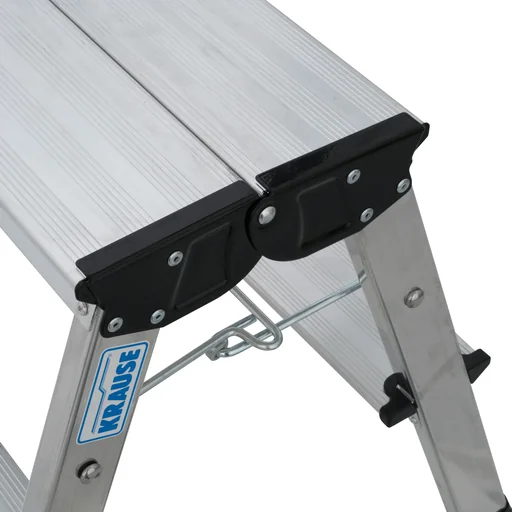 "“ROLLY” DOUBLE FOLDING STEP ALUMINUM NATURAL 2x2 STEPS image"