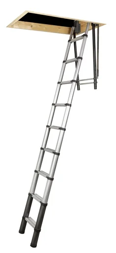 "Telescopic attic ladder 2.30m - 2.70m image"