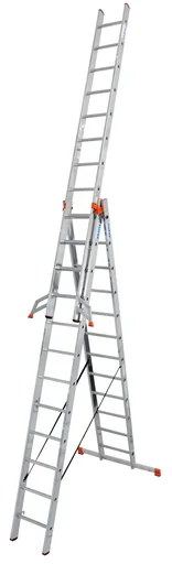 ""TRIBILO" RUNG MULTI-PURPOSE LADDER, THREE-PART 3x12 RUNGS image"