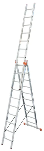 ""TRIBILO" RUNG MULTI-PURPOSE LADDER, THREE-PART 3x10 RUNGS image"
