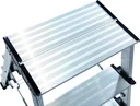 Treppo double folding step (aluminium), 2x3 steps