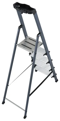 "“SECURO” STEP LADDER ANODIZED 5 STEPS image"