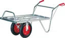 Chariot à balles en aluminium à deux roues, charge utile 100 kg