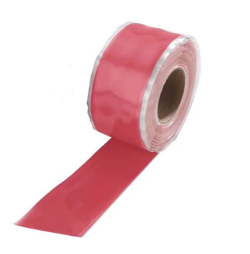 "Ruban silicone auto-soudant, rouge image"