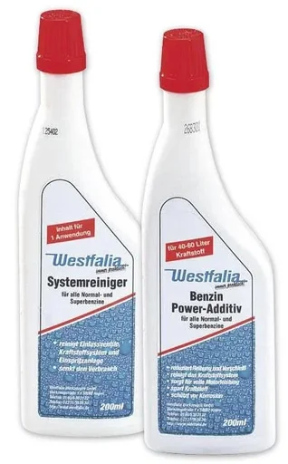 "System cleaner petrol engines + petrol power additive in a set image"