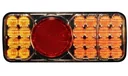 LED tail light for trailers and towing vehicles - left / right