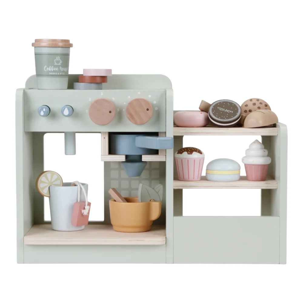 "Little Dutch bois cuisine enfant grande cafetière image"